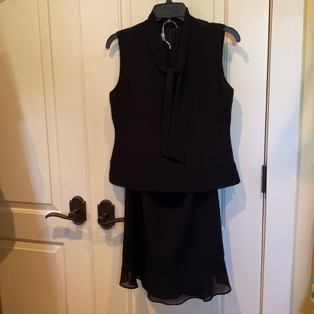 Talbots Black blouse/skirt Dress
